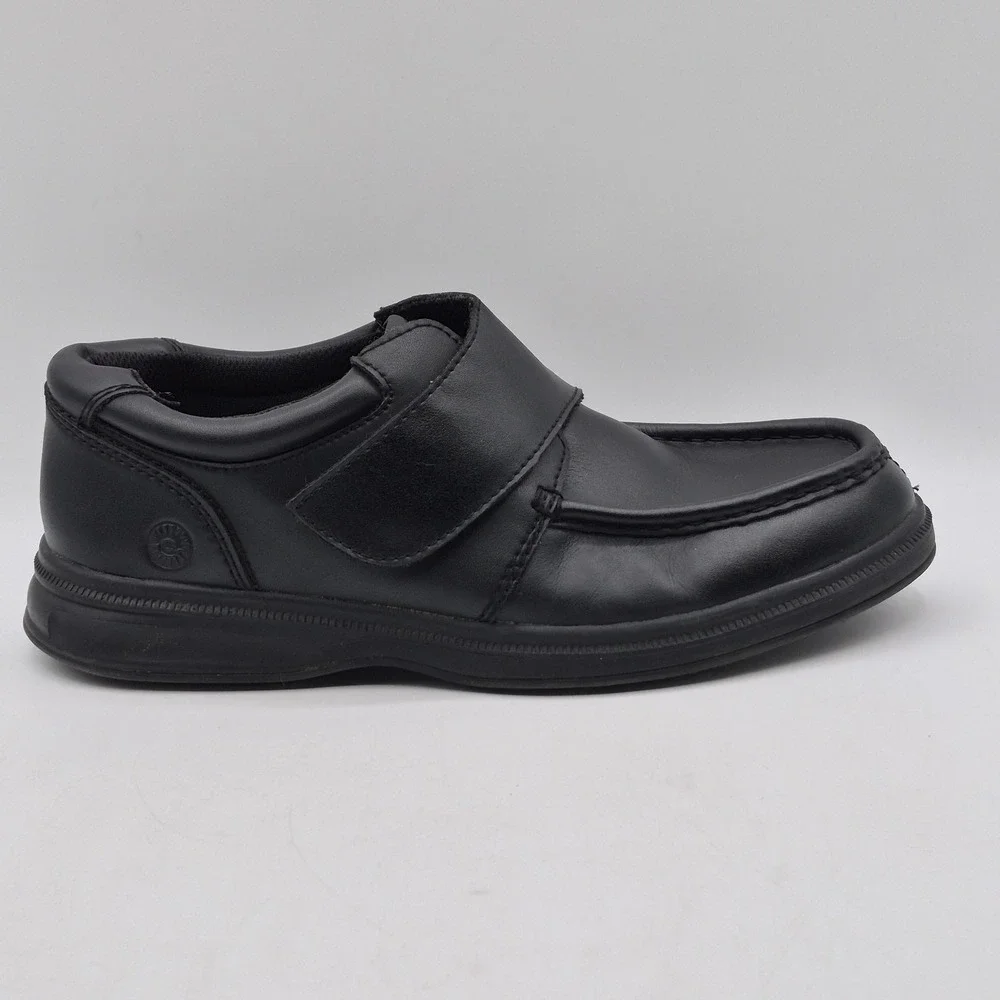 Earth Spirit Shoes‎ Mens Size 10W Black Leather Hook & Loop Layton MNES41ER014